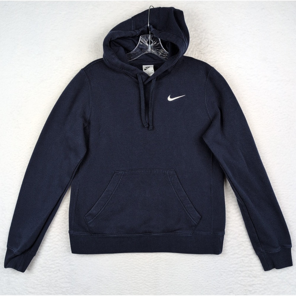 Nike Team Club Pullover Hoodie Sweatshirt Women's Small Navy Blue‎